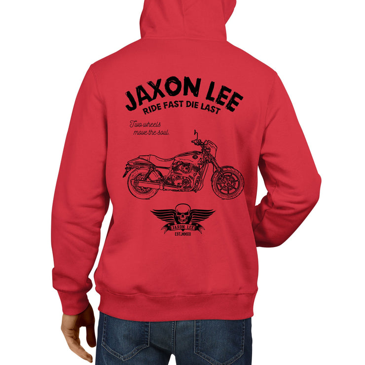 JL Ride Art Hood aimed at fans of Harley Davidson Street 500 Motorbike