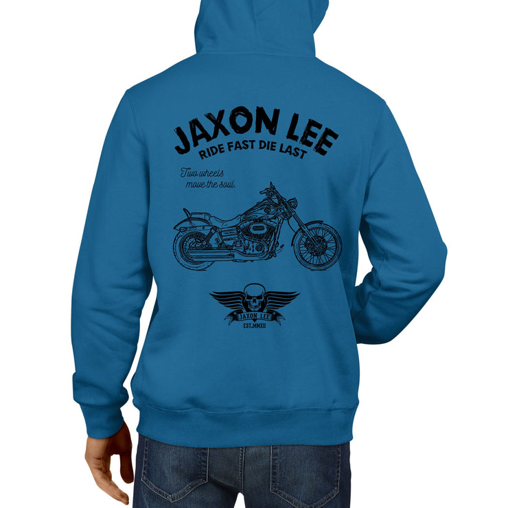 JL Ride Art Hood aimed at fans of Harley Davidson Wide Glide Motorbike