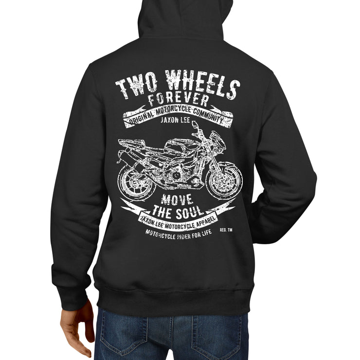 JL Soul Illustration for a Aprilia Tuono 1000R Factory Motorbike fan Hoodie