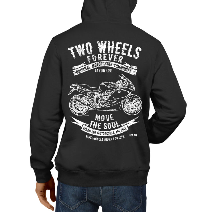 JL Soul Illustration For A BMW K1300S Motorbike Fan Hoodie