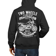 JL Soul Illustration For A BMW R1200GS 2011 Motorbike Fan Hoodie