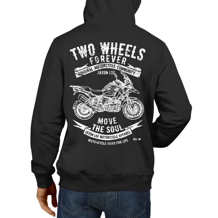 JL Soul Illustration For A BMW R1200RS Adventure 2017 Motorbike Fan Hoodie
