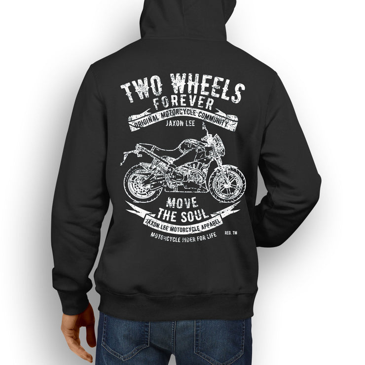 JL Soul Illustration For A Buell Lightning XB12S 2010 Motorbike Fan Hoodie