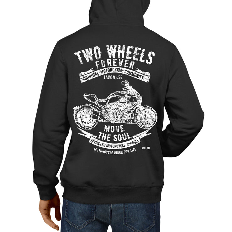 JL Soul Illustration For A Ducati Diavel Motorbike Fan Hoodie
