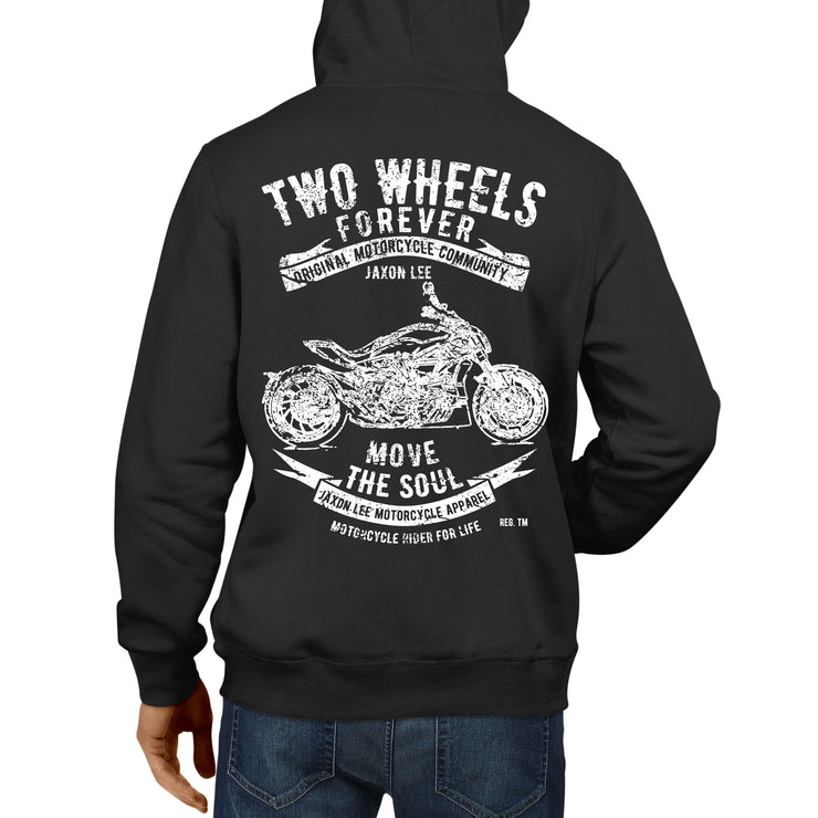 JL Soul Illustration For A Ducati XDiavel S Motorbike Fan Hoodie