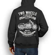 JL Soul Illustration For A Indian Scout Sixty Motorbike Fan Hoodie