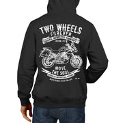 JL Soul Illustration For A Kawasaki Versys 650 LT Motorbike Fan Hoodie