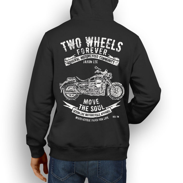 JL Soul Illustration For A Moto Guzzi Eldorado Motorbike Fan Hoodie