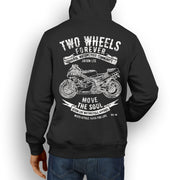 JL Soul Illustration For A Suzuki RGV 250 Motorbike Fan Hoodie