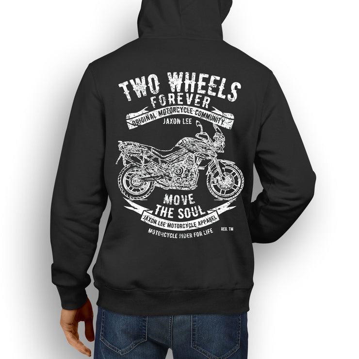 JL Soul Illustration For A Triumph Tiger 800 XRT Motorbike Fan Hoodie
