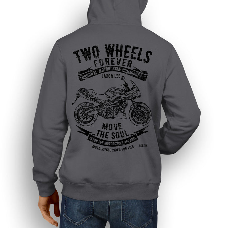 JL Soul Illustration for a Aprilia Shiver 750GT Motorbike fan Hoodie