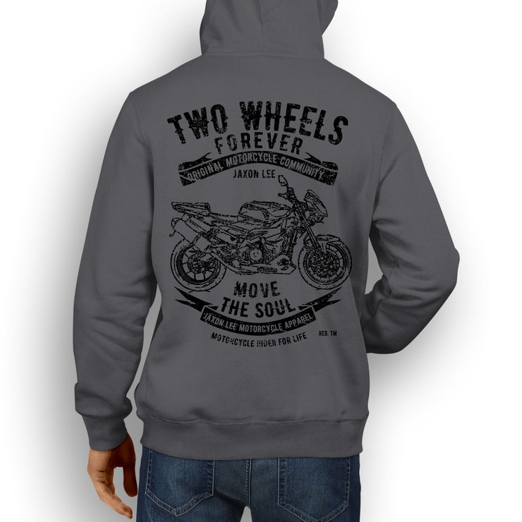 JL Soul Illustration for a Aprilia Tuono 1000R Factory Motorbike fan Hoodie