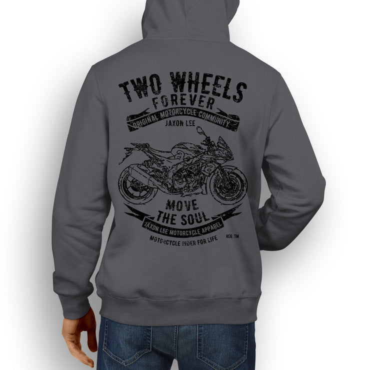 JL Soul Illustration for a Aprilia Tuono V4 1100 Factory Motorbike fan Hoodie