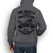 JL Soul Illustration For A BMW R1200RS Adventure 2017 Motorbike Fan Hoodie