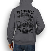 JL Soul Illustration For A BMW R1200RT 2017 Motorbike Fan Hoodie