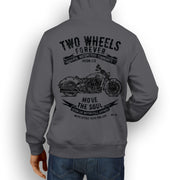 JL Soul Illustration For A Indian Scout Sixty Motorbike Fan Hoodie