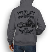 JL Soul Illustration For A Indian Springfield Motorbike Fan Hoodie