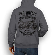 JL Soul Illustration For A Kawasaki ZX10R 2009 Motorbike Fan Hoodie