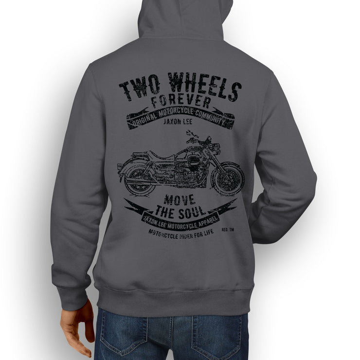 JL Soul Illustration For A Moto Guzzi Eldorado Motorbike Fan Hoodie