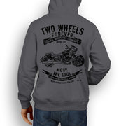 JL Soul Illustration For A Moto Guzzi MGX21 Flying Fortress Motorbike Fan Hoodie