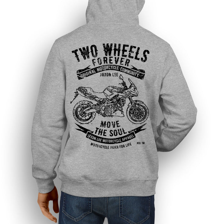 JL Soul Illustration for a Aprilia Shiver 750GT Motorbike fan Hoodie