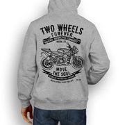 JL Soul Illustration for a Aprilia Tuono 1000R Factory Motorbike fan Hoodie