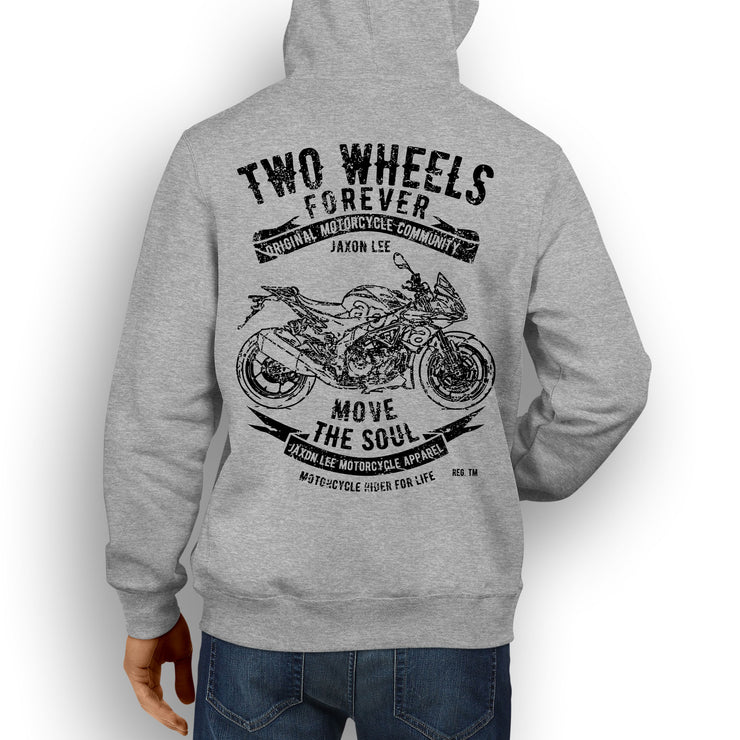 JL Soul Illustration for a Aprilia Tuono V4 1100 Factory Motorbike fan Hoodie