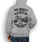 JL Soul Illustration For A BMW K1200S Motorbike Fan Hoodie