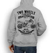 JL Soul Illustration For A BMW K1300S Motorbike Fan Hoodie