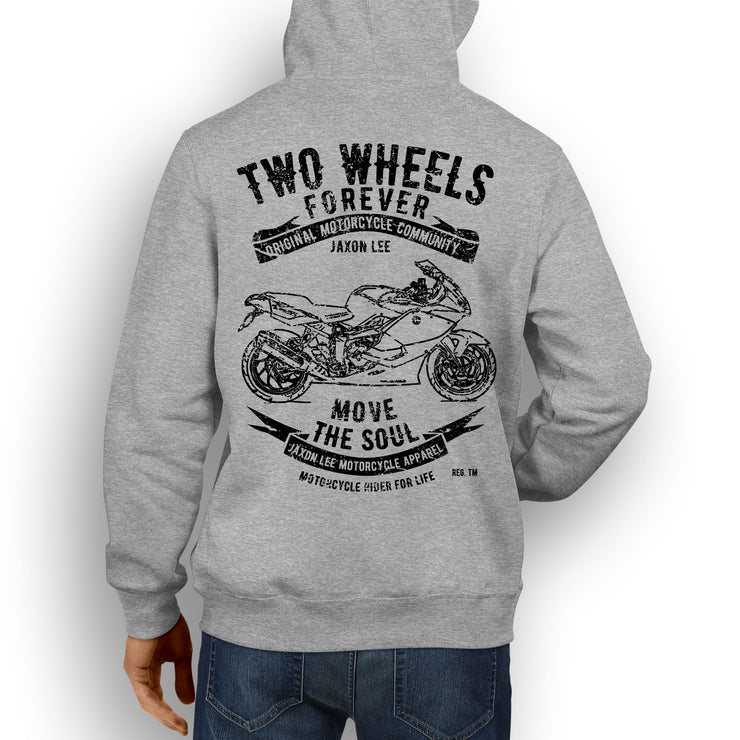 JL Soul Illustration For A BMW K1300S Motorbike Fan Hoodie