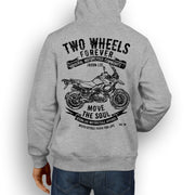 JL Soul Illustration For A BMW R1200GS 2011 Motorbike Fan Hoodie