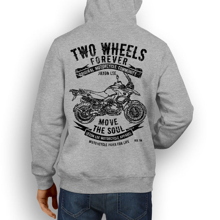 JL Soul Illustration For A BMW R1200GS 2011 Motorbike Fan Hoodie