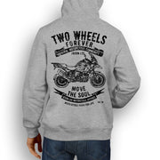 JL Soul Illustration For A BMW R1200RS Adventure 2017 Motorbike Fan Hoodie
