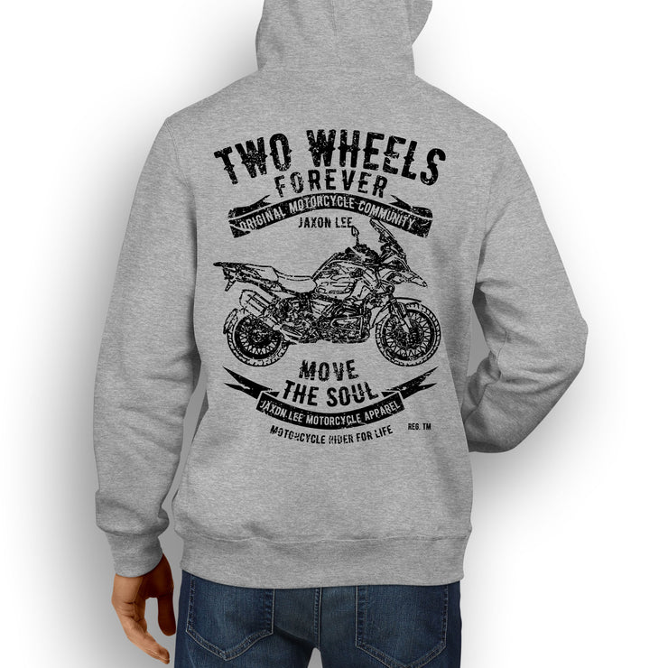 JL Soul Illustration For A BMW R1200RS Adventure 2017 Motorbike Fan Hoodie