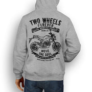 JL Soul Illustration For A Honda Grom Motorbike Fan Hoodie