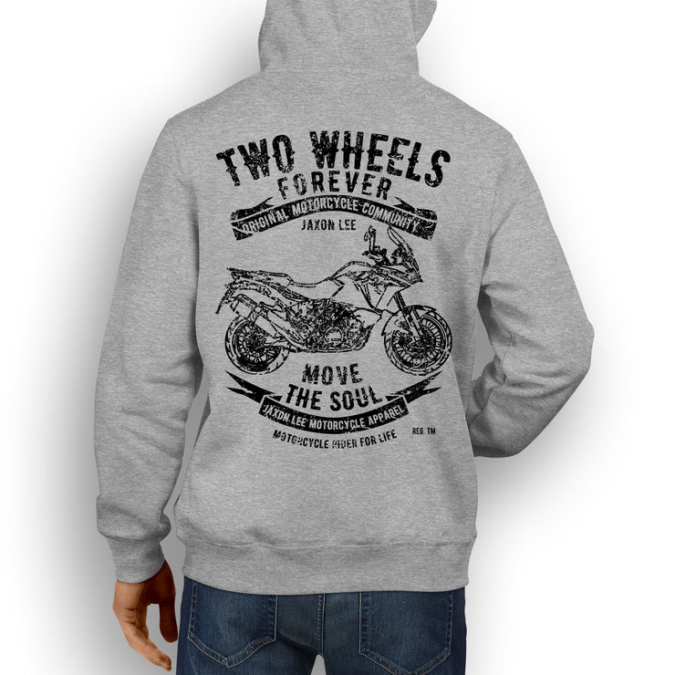 JL Soul illustration for a KTM 1190 Adventure Motorbike fan Hoodie