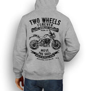 JL Soul illustration for a KTM 125 Duke Motorbike fan Hoodie