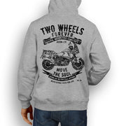 JL Soul illustration for a KTM 1290 Super Adventure T Motorbike fan Hoodie