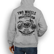 JL Soul illustration for a KTM 990 DukeR Motorcycle fan Hoodie