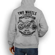 JL Soul Illustration For A Kawasaki ZX10R 2009 Motorbike Fan Hoodie