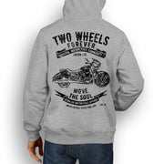 JL Soul Illustration For A Moto Guzzi MGX21 Flying Fortress Motorbike Fan Hoodie