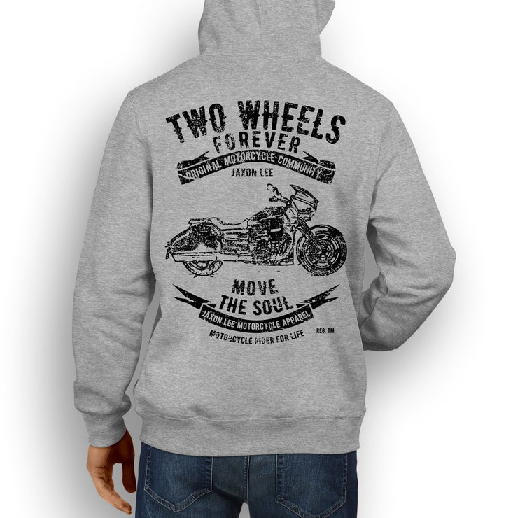 JL Soul Illustration For A Moto Guzzi MGX21 Flying Fortress Motorbike Fan Hoodie