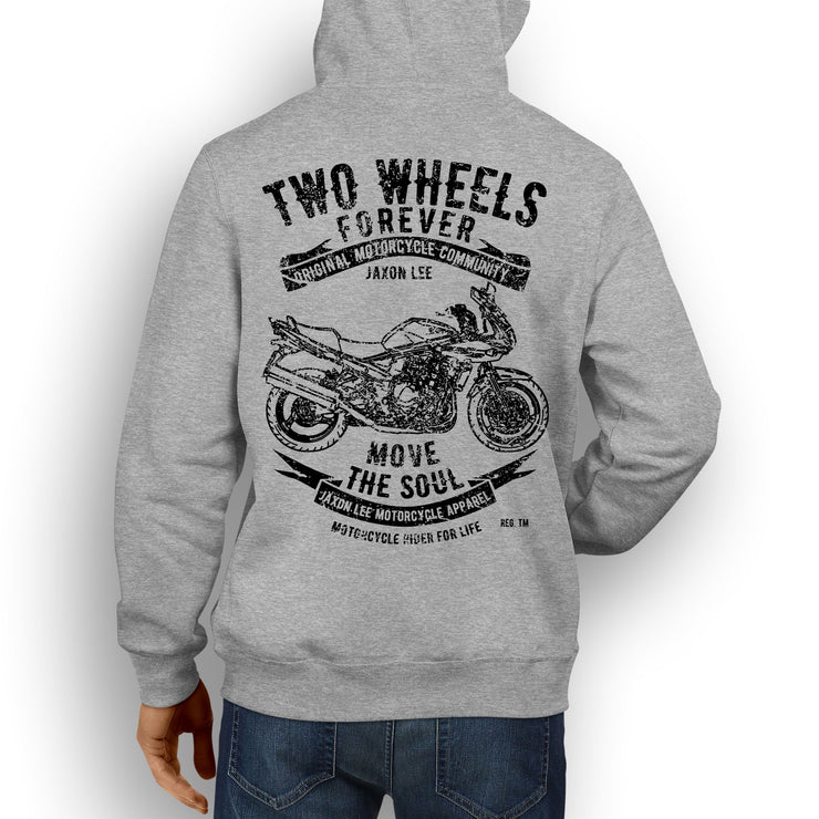 JL Soul Illustration For A Suzuki Bandit 1250SA 2012 Motorbike Fan Hoodie