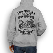 JL Soul Illustration For A Suzuki GSXR 750 2006 Motorbike Fan Hoodie