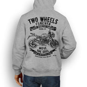 JL Soul Illustration For A Triumph Street Triple Rx SE Motorbike Fan Hoodie