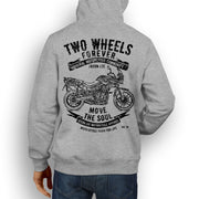 JL Soul Illustration For A Triumph Tiger 800 XRT Motorbike Fan Hoodie
