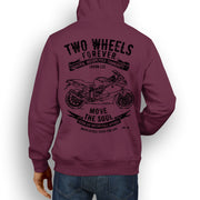 JL Soul Illustration For A BMW K1300S Motorbike Fan Hoodie
