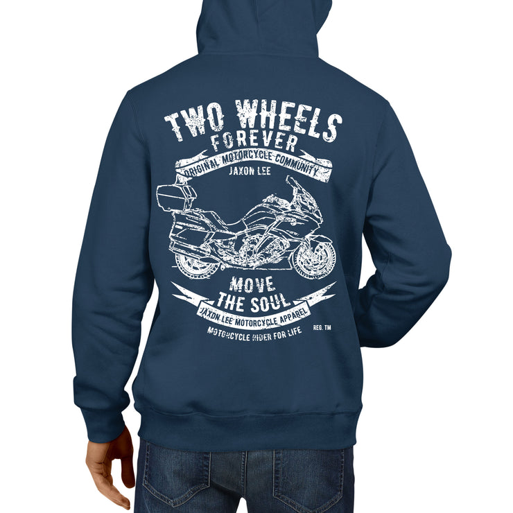 JL Soul Illustration For A BMW K1600GTL Motorbike Fan Hoodie
