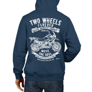 JL Soul Illustration For A BMW R1200GS 2011 Motorbike Fan Hoodie