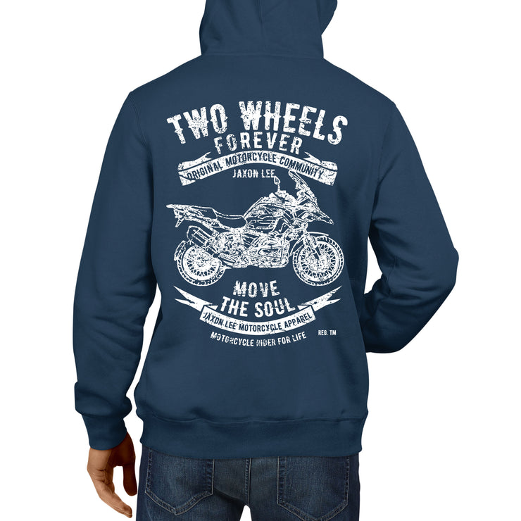 JL Soul Illustration For A BMW R1200RS Adventure 2017 Motorbike Fan Hoodie